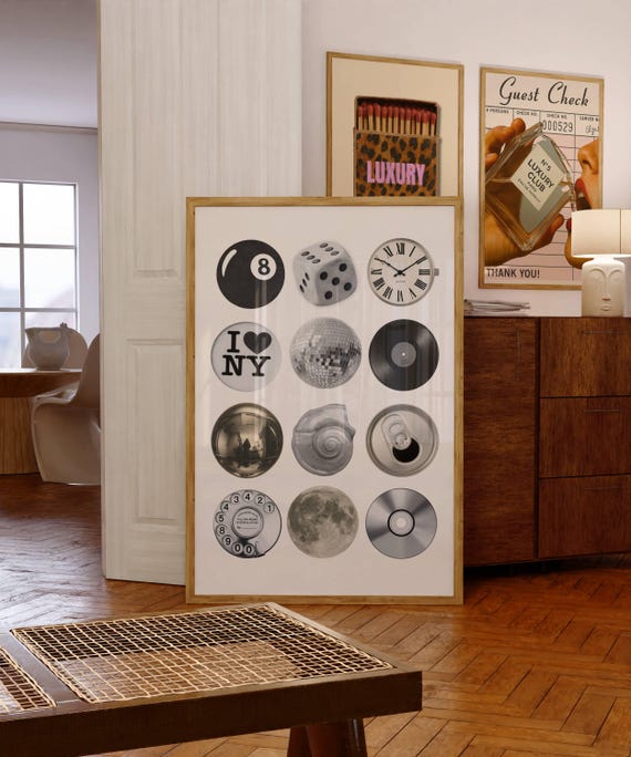 Retro Collage Wall Art
