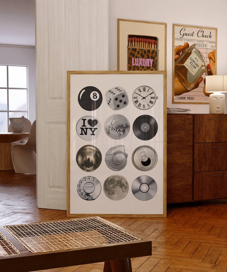 Retro Collage Wall Art