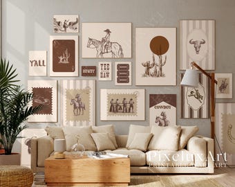 130+ Western Gallery Wall Set | Cowboy Printable Art Bundle, Rustic Rodeo Decor, Ranch Wall Art, Country Southern Farmhouse Prints, image 12