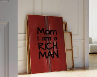 Mom I Am a Rich Man Print: Y2K Feminist Collage Art (Digital Download, image 6