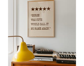 Funny Western Horse Quote Wall Art – Rustic Cowboy Print, Country Home Decor, Modern Ranch Wall Art, Farmhouse Poster, image 4