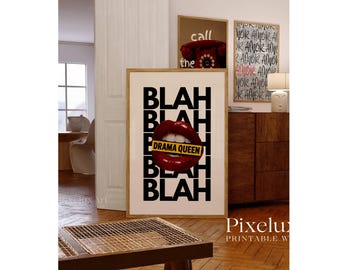 Red Retro Wall Art Prints: Y2K Dorm Decor Set (Digital Download), image 8