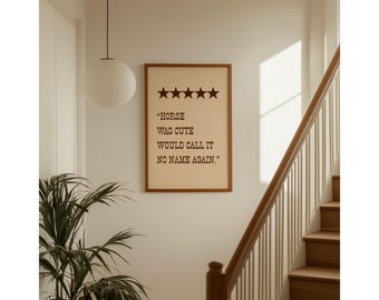 Funny Western Horse Quote Wall Art – Rustic Cowboy Print, Country Home Decor, Modern Ranch Wall Art, Farmhouse Poster, image 1
