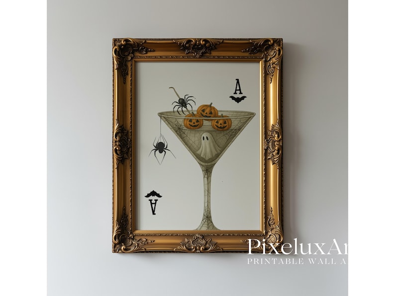 Halloween Cocktail Wall Art