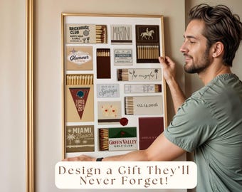 Neutral DIY Canva Matchbook Template - Custom Matchbook Art Template, Matchbook Blank for Custom Matching Gift, Custom Matchbox Art Print, image 6
