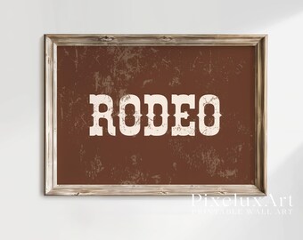 Howdy Wall Art | Cowboy Typography Print | Rustic Country Decor | Farmhouse Printable Quote, image 3