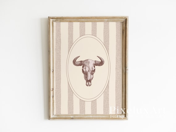 Bull Skull Wall Art