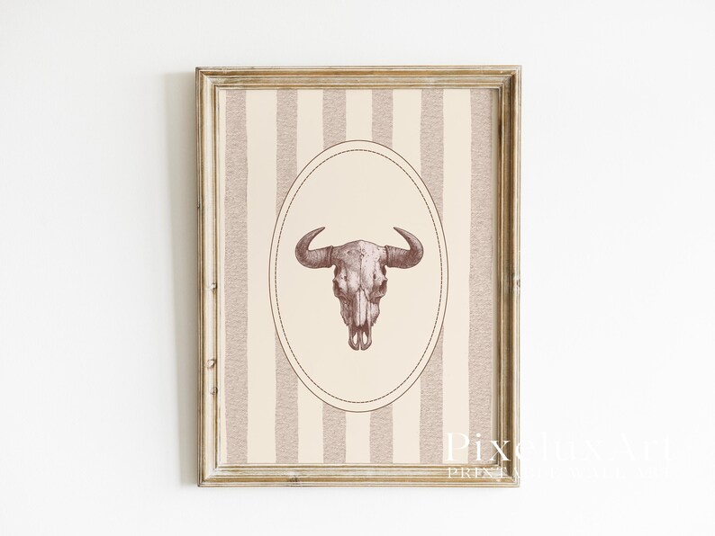 Bull Skull Wall Art