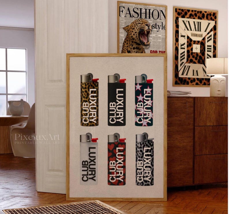 Retro Lighter Print