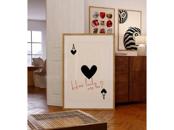 Retro Ace Card Print