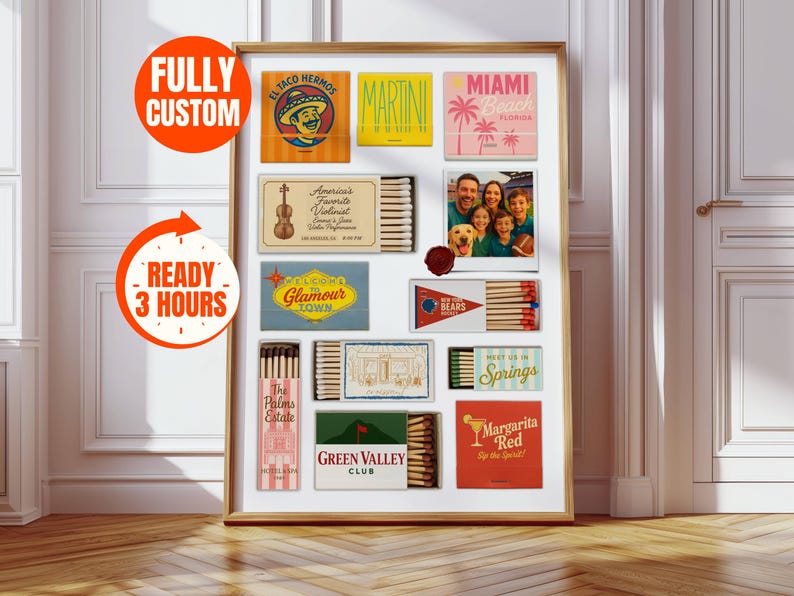 Custom Matchbook Art
