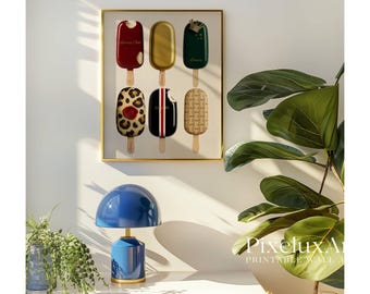 Luxury Hypebeast Wall Art, Fashion Retro Wall Art, Preppy Aesthetic Poster, Old Money Collage Decor, Trendy Vintage Artwork, Luxury Prints, image 8