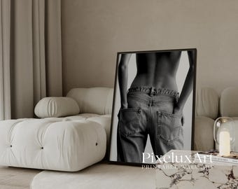 Stockholm Style Wall Art Set, Black and White Fashion Poster Trio, C’est La Vie Print Bundle, Modern Scandinavian Decor, image 6
