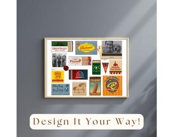 Horizontal Custom Matchbook Art – Personalized Anniversary Gift, Cute Custom Matchbook Keepsake for Couples or Friends, Unique Matching Gift, image 8