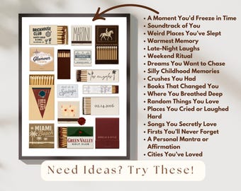 Neutral DIY Canva Matchbook Template - Custom Matchbook Art Template, Matchbook Blank for Custom Matching Gift, Custom Matchbox Art Print, image 5