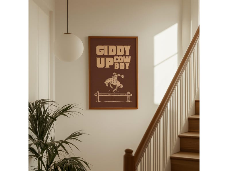 Giddy Up Cowboy Poster