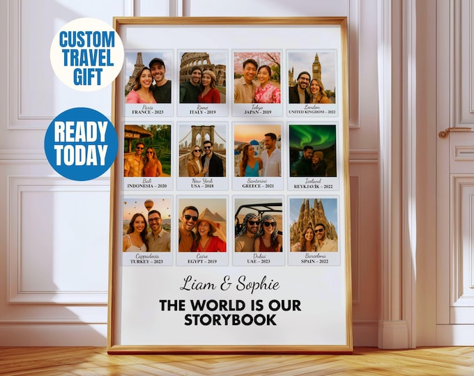 Custom Travel Gifts | Personalized Travel Art, Travel…