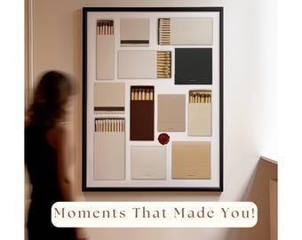 DIY Canva Matchbook Poster Template - Soft Neutrals Custom Matchbook Template, Matchbook Blank for Custom Matching Gift, Custom Matchbox Art, image 6