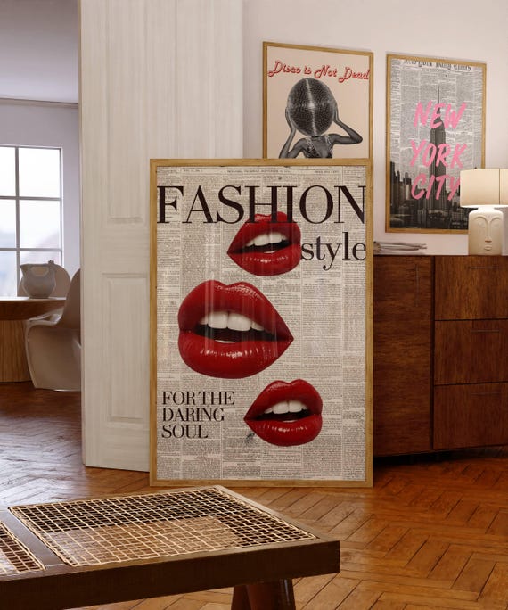 Fashion Newspaper Print