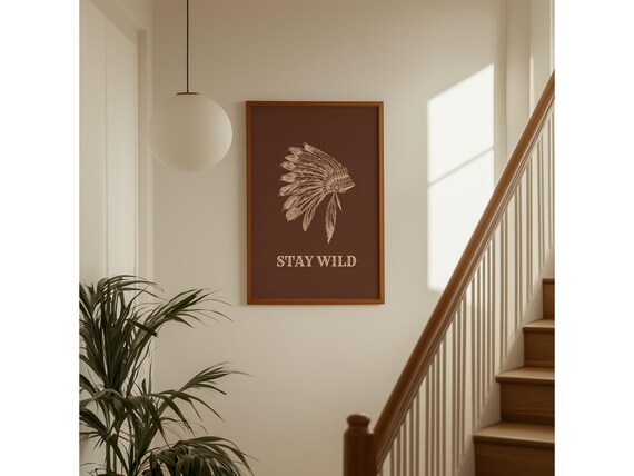 Stay Wild Western Wall Art