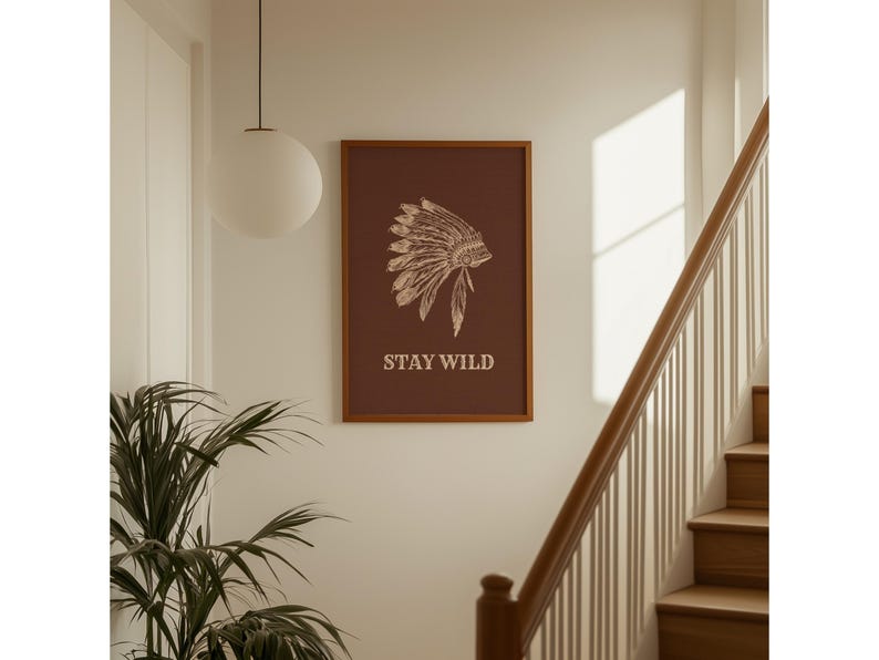 Stay Wild Western Wall Art