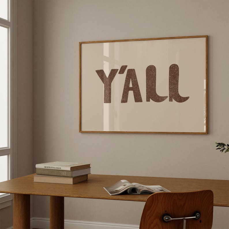 Western Y’all Wall Art