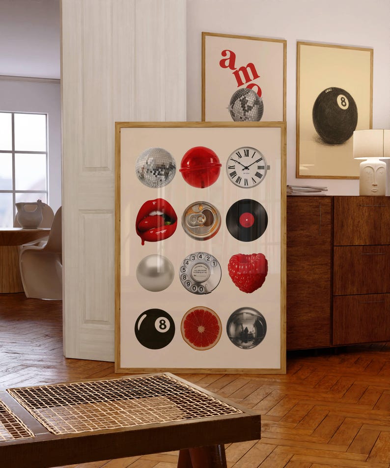 Retro Collage Wall Art