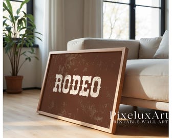 Howdy Wall Art | Cowboy Typography Print | Rustic Country Decor | Farmhouse Printable Quote, image 5