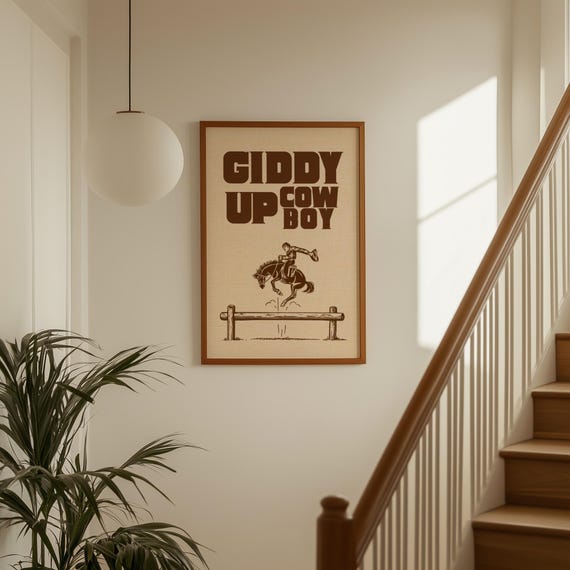 Giddy Up Cowboy Poster