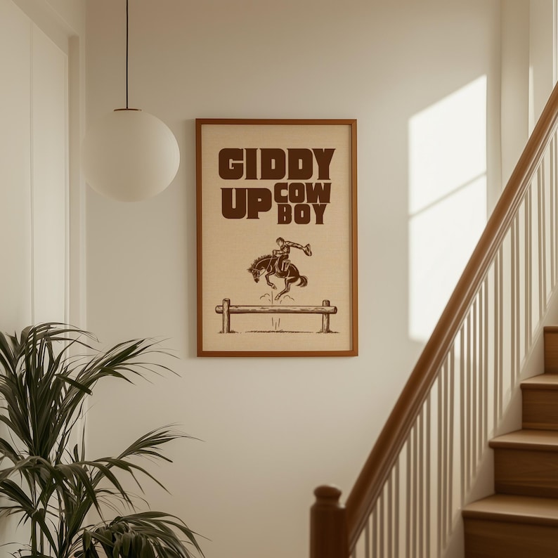 Giddy Up Cowboy Poster