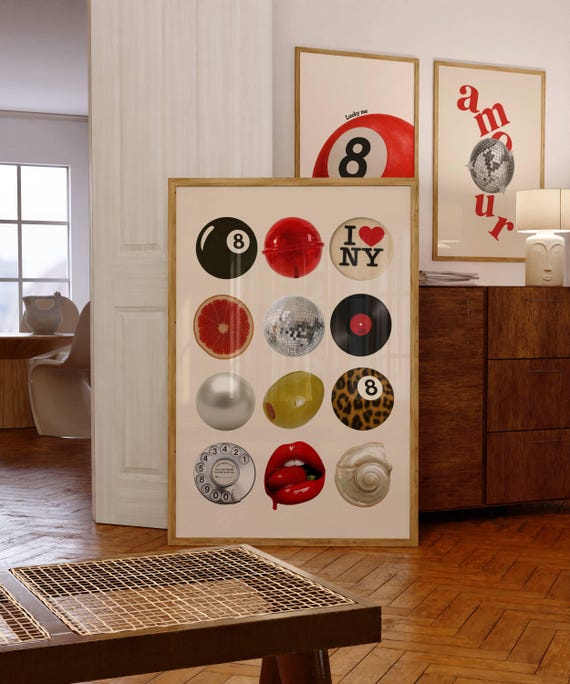 Retro Collage Wall Art