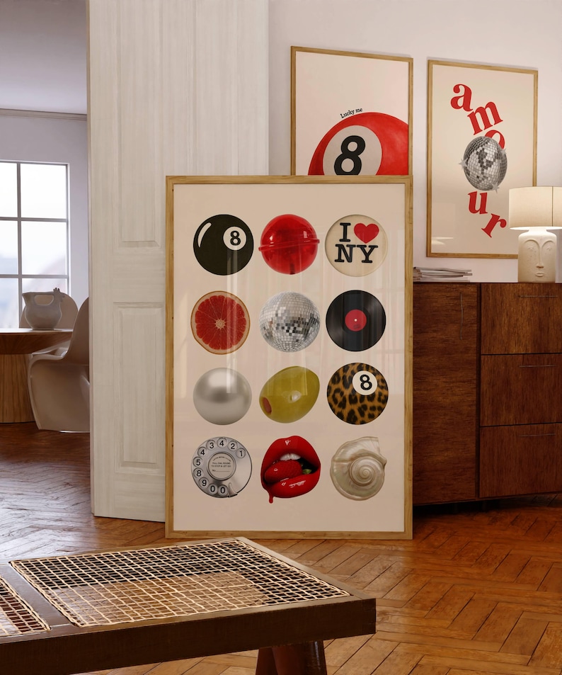 Retro Collage Wall Art
