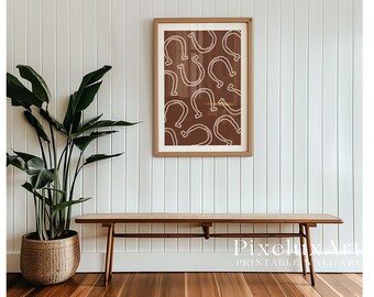 Western Horseshoe “Howdy” Art Print – Cowboy Nursery Decor, Rustic Ranch Wall Art, Country Western Boys Room Poster, Rodeo Aesthetic, image 5