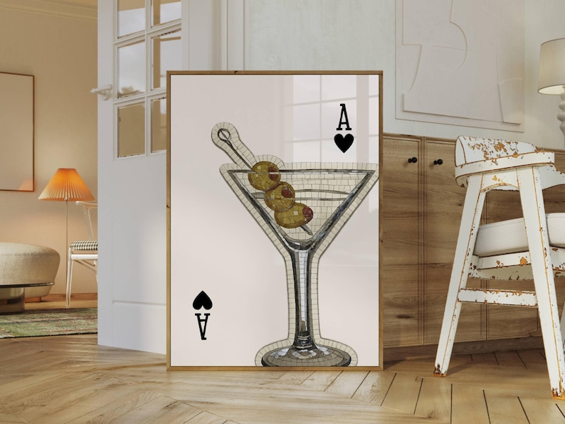 Dirty Martini Art Print