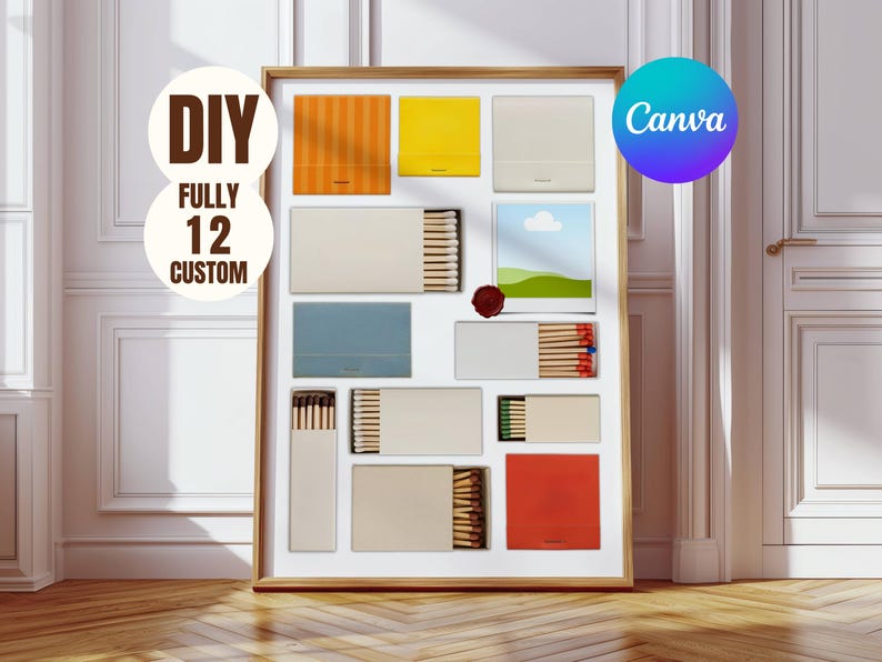 Canva DIY Matchbooks Templates