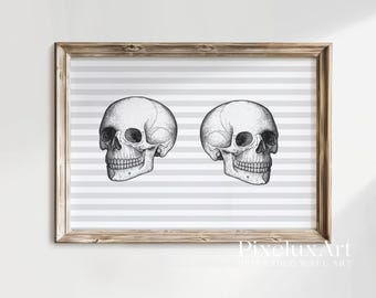 Halloween Wall Art Bundle Set of 18 – Spooky Ghosts, Pumpkins, Skeletons, Black Cat & Vintage Gothic Prints | Rustic Fall Gallery Decor, image 5