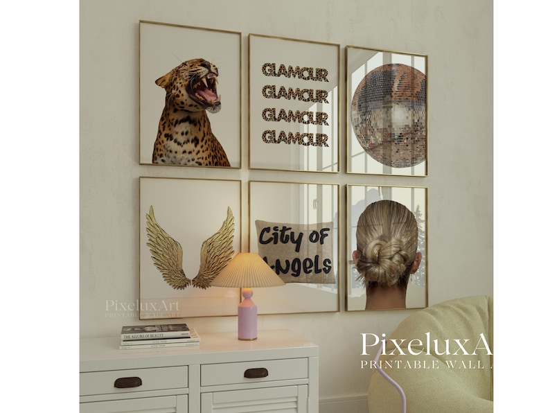 Leopard Glam Gallery Wall Set