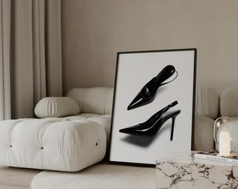 Stockholm Style Fashion Wall Art Set | Leopard Panther Poster Set of 6 | Modern Black and White Printable Gallery Wall Decor, image 7