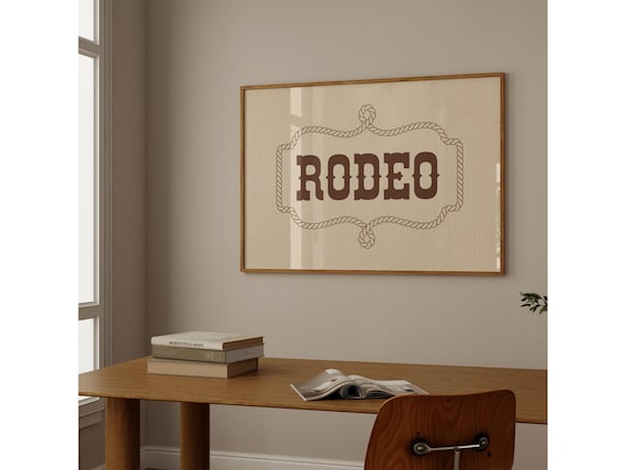 Rodeo Western Wall Art Print