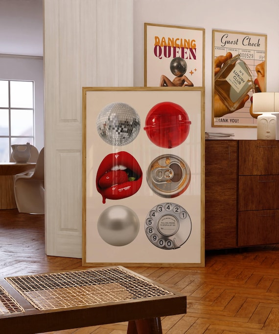 Retro Collage Wall Art