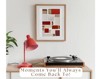 Red Matchbook Canva Template • DIY Custom Matches Poster • Personalized Matchbox Digital Download • Editable Matchbook Blank Art for Gift, image 7