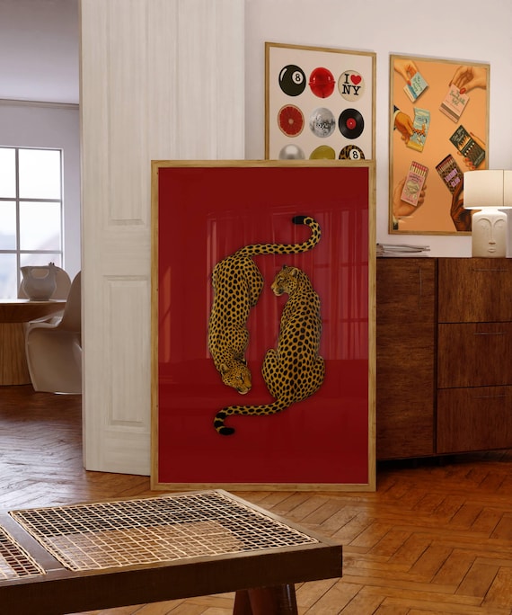 Leopard Wall Art Print