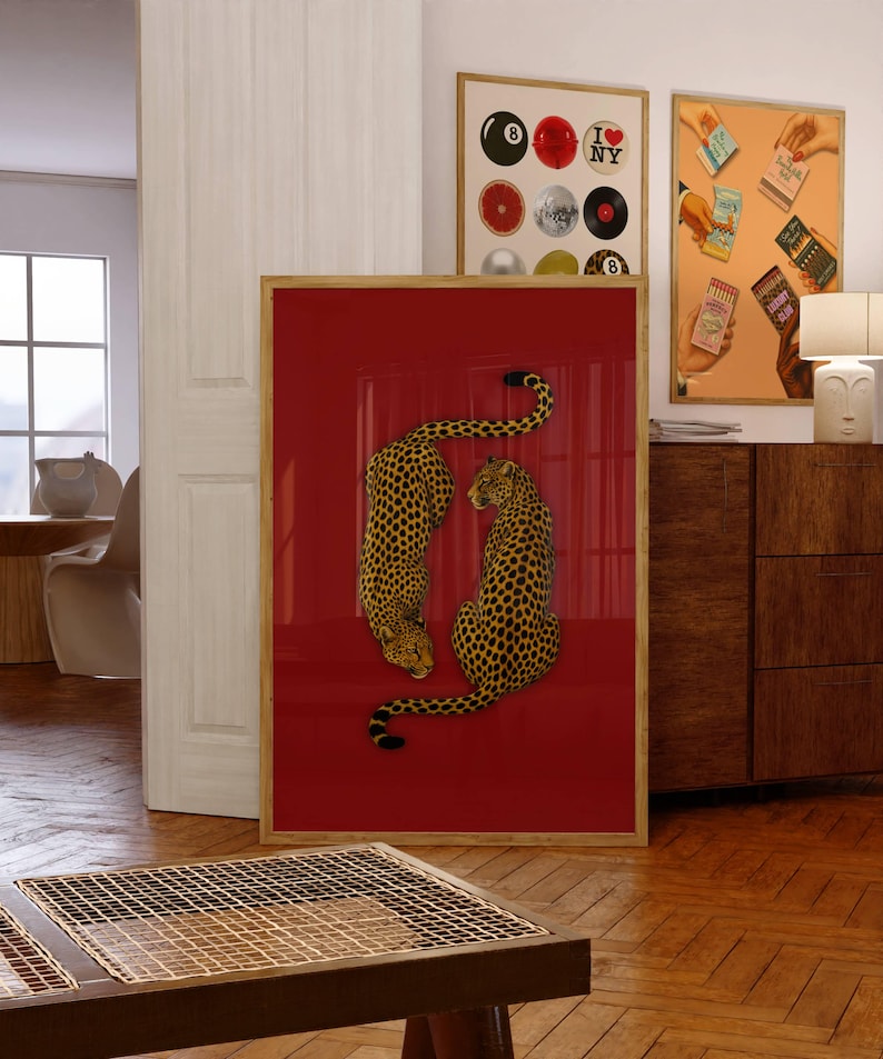 Leopard Wall Art Print