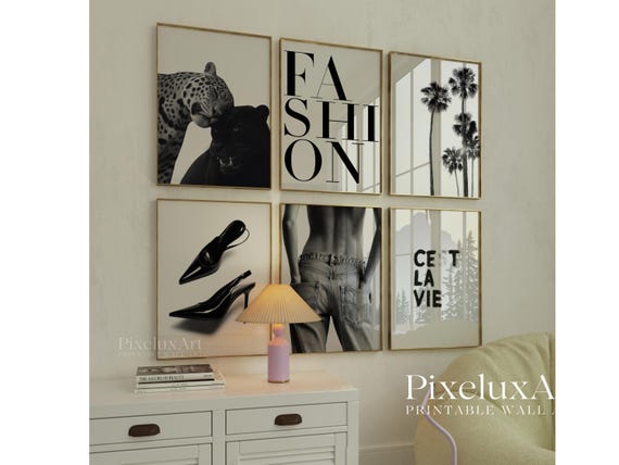 Stockholm Style Fashion Wall Art Set