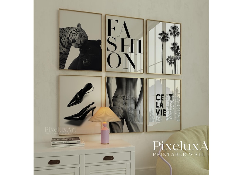 Stockholm Style Fashion Wall Art Set