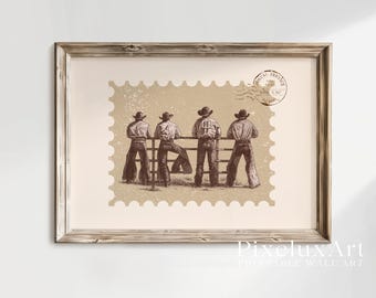 Western Wall Art Set of 18 – Vintage Cowboy Rodeo Printable Decor | Southwestern Farmhouse Wild West Texas Country Style Print, image 7