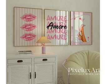 Pink Leopard Wall Art Set: Coquette Dorm Wall Decor (Digital Download), image 4
