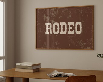 Howdy Wall Art | Cowboy Typography Print | Rustic Country Decor | Farmhouse Printable Quote, image 1