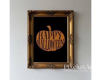 Halloween Wall Art Bundle Set of 18 – Spooky Ghosts, Pumpkins, Skeletons, Black Cat & Vintage Gothic Prints | Rustic Fall Gallery Decor, image 7