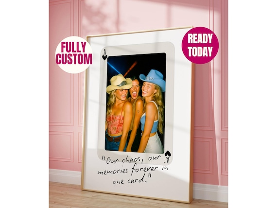 Custom Playing Card Poster